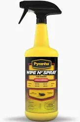 Pyranha Wipe N' Spray Fly Protection Spray for Horses