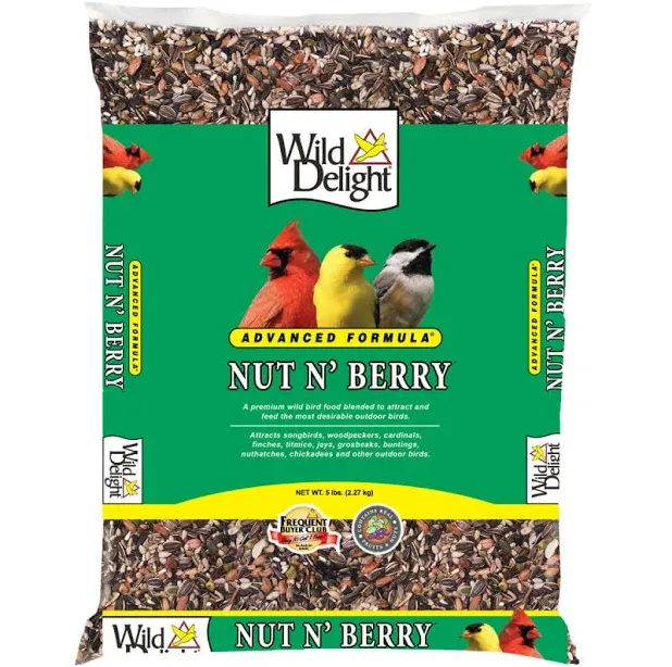 Wild Delight Nut N Berry Bird Seedfood 5 lb