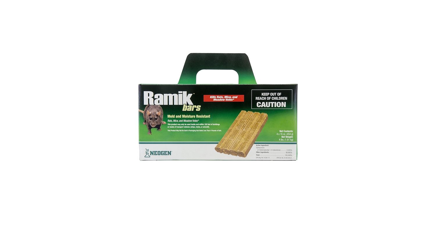 Neogen Ramik Bars and Rat Control x16 oz Bars Box
