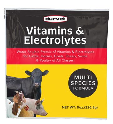 Durvet 002-DTH2500 Vitamins+Electrolytes 8oz