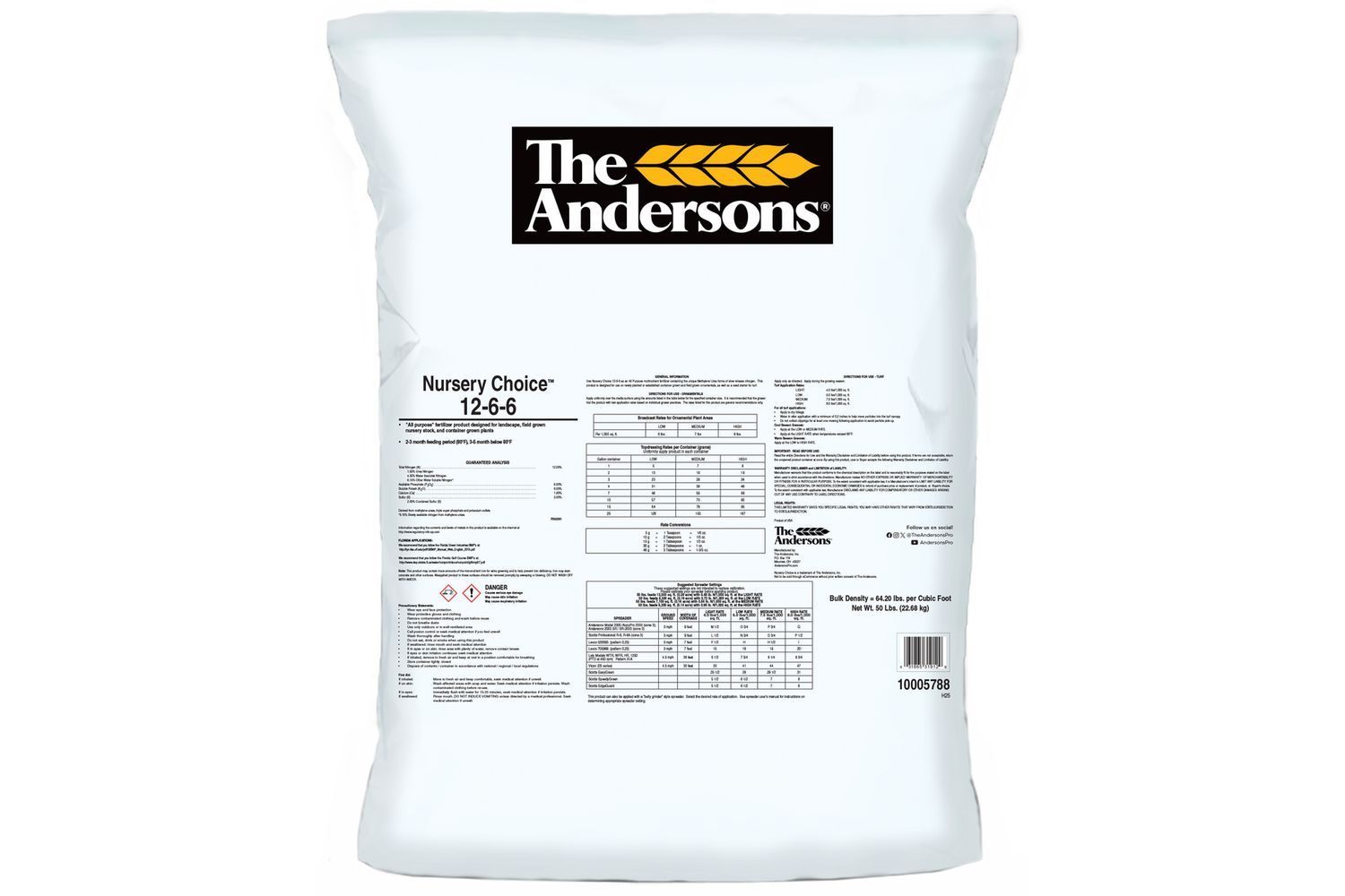 Andersons Nursery Choice 12-6-6 Fertilizer 50lb
