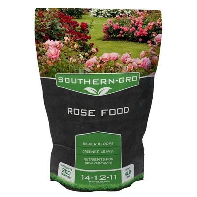 Rose Food 4lb. Bag (14-12-11 .1% fe .05% cu .05% MN .05% ZN .02% B) Fertilizer