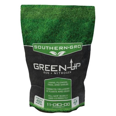 Southern Gro Green Up Plus Iron 4lb Bag 11-0-0 Fertilizer