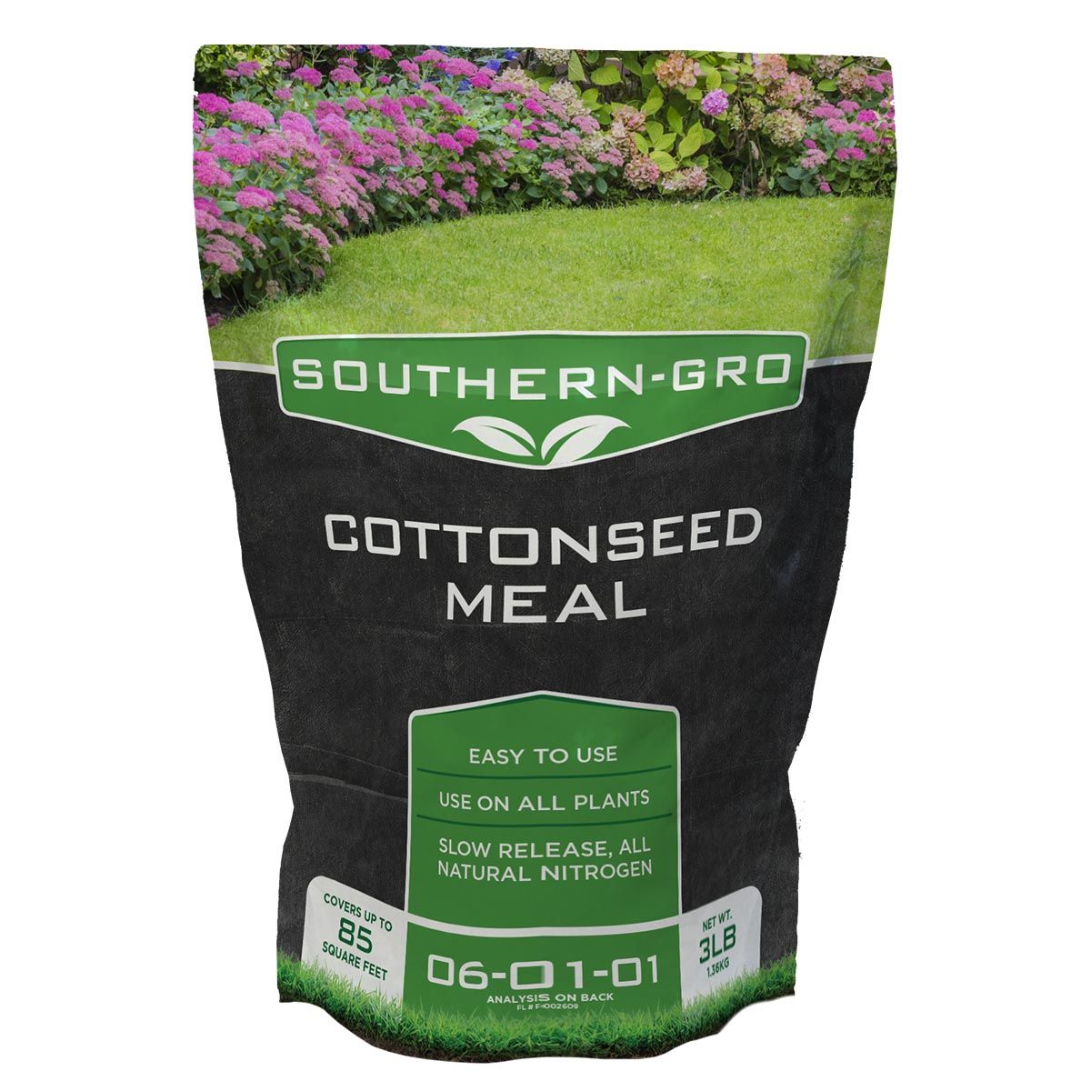 Southern Gro Cottonseed Meal 3lb Bag 6-1-1 Fertilizer