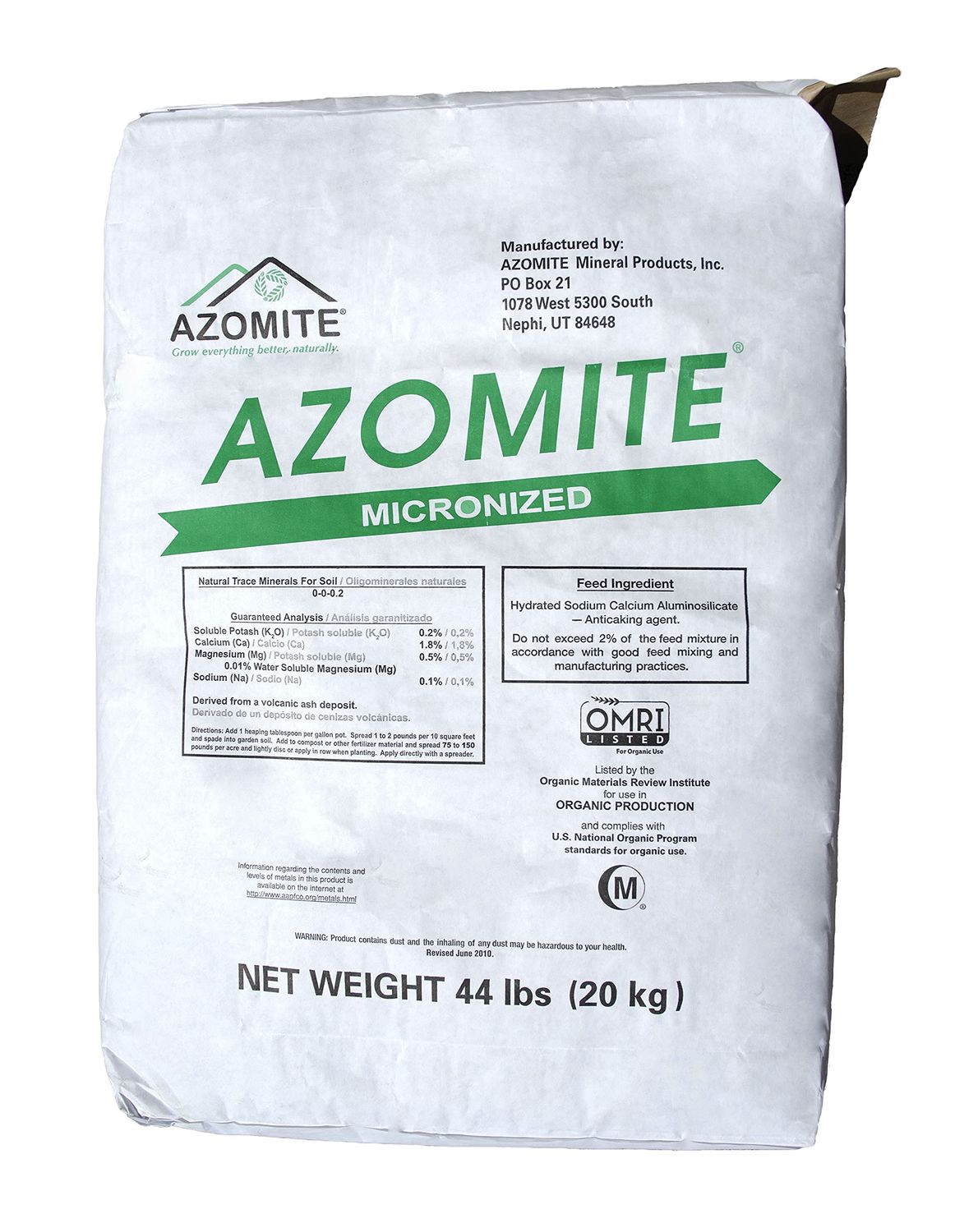 Azomite Micronutrients 50lb