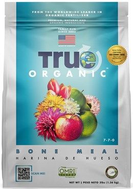 True Organic 4lb Organic All Purpose Bone Meal Dry Fertilizer, OMRI Listed