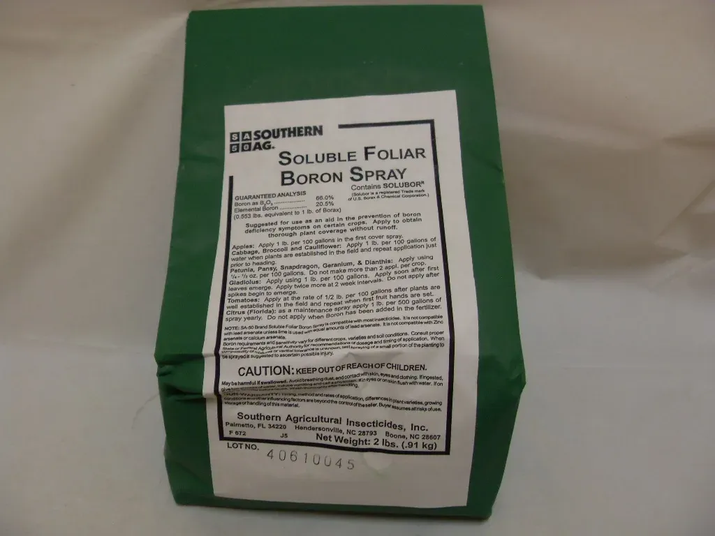 Soluble Foliar Boron Spray