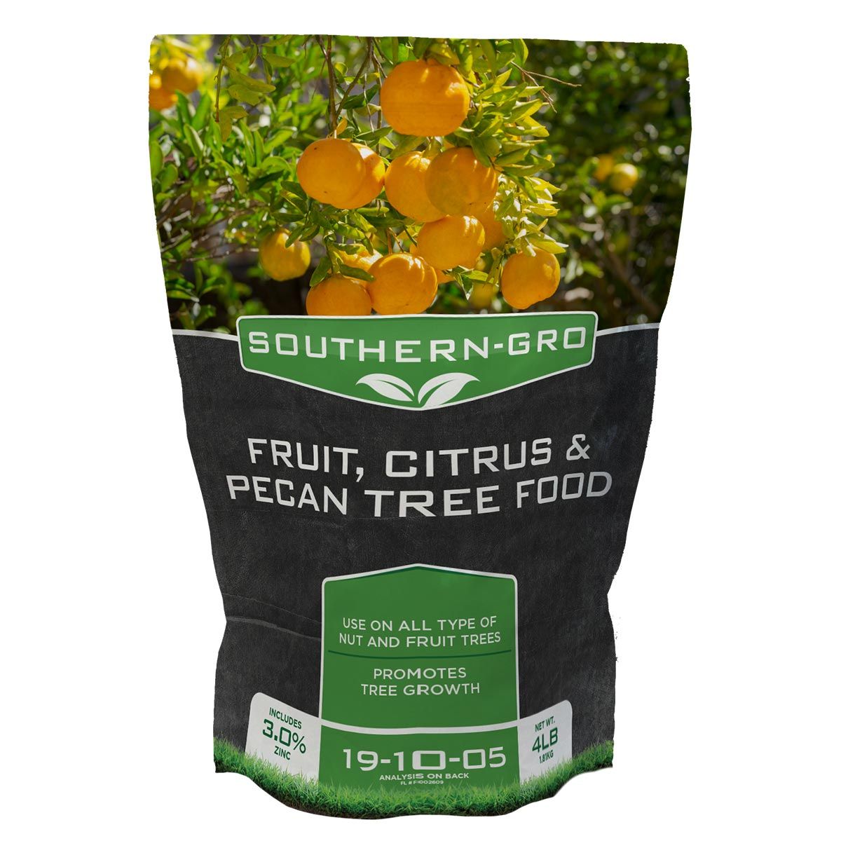Southern Gro Fruit, Citrus, and Pecan Tree 19-10-5 Fertilizer 4LB