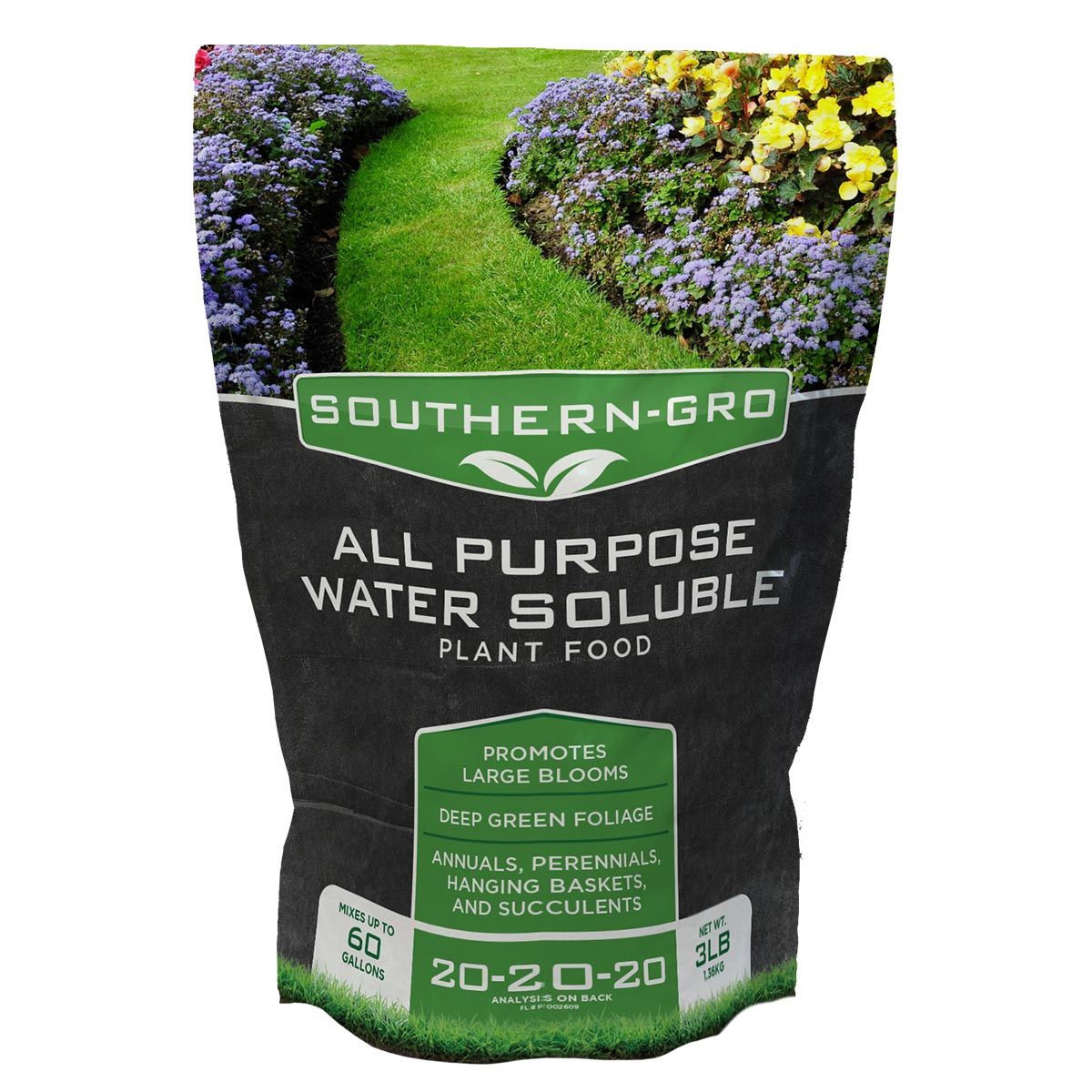 Southern Gro All Purpose Water Soluble 3lb. 20-20-20 Fertilizer