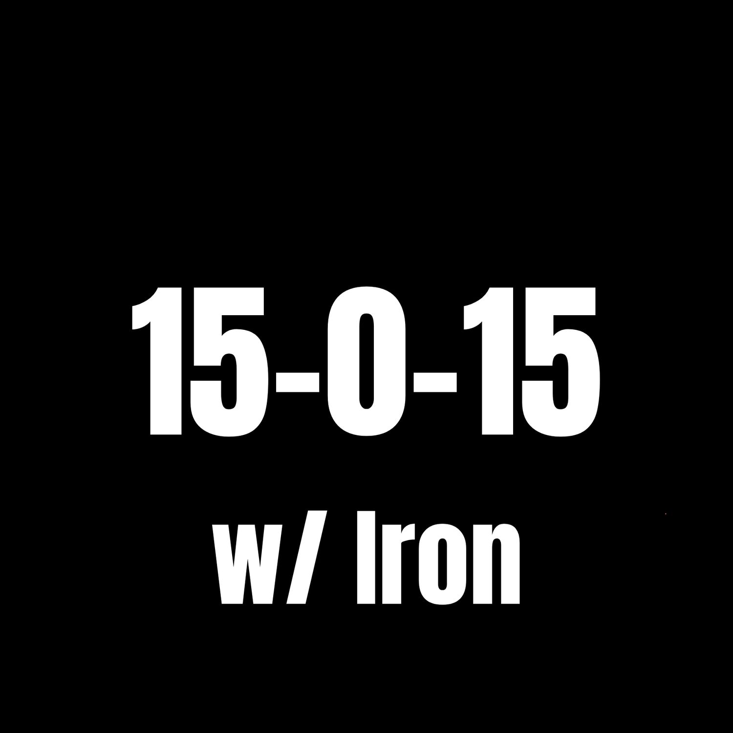 15-0-15 Fertilizer with Iron