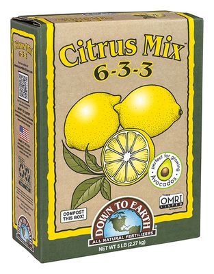 Down to Earth Organic Citrus Fertilizer Mix 5 lb