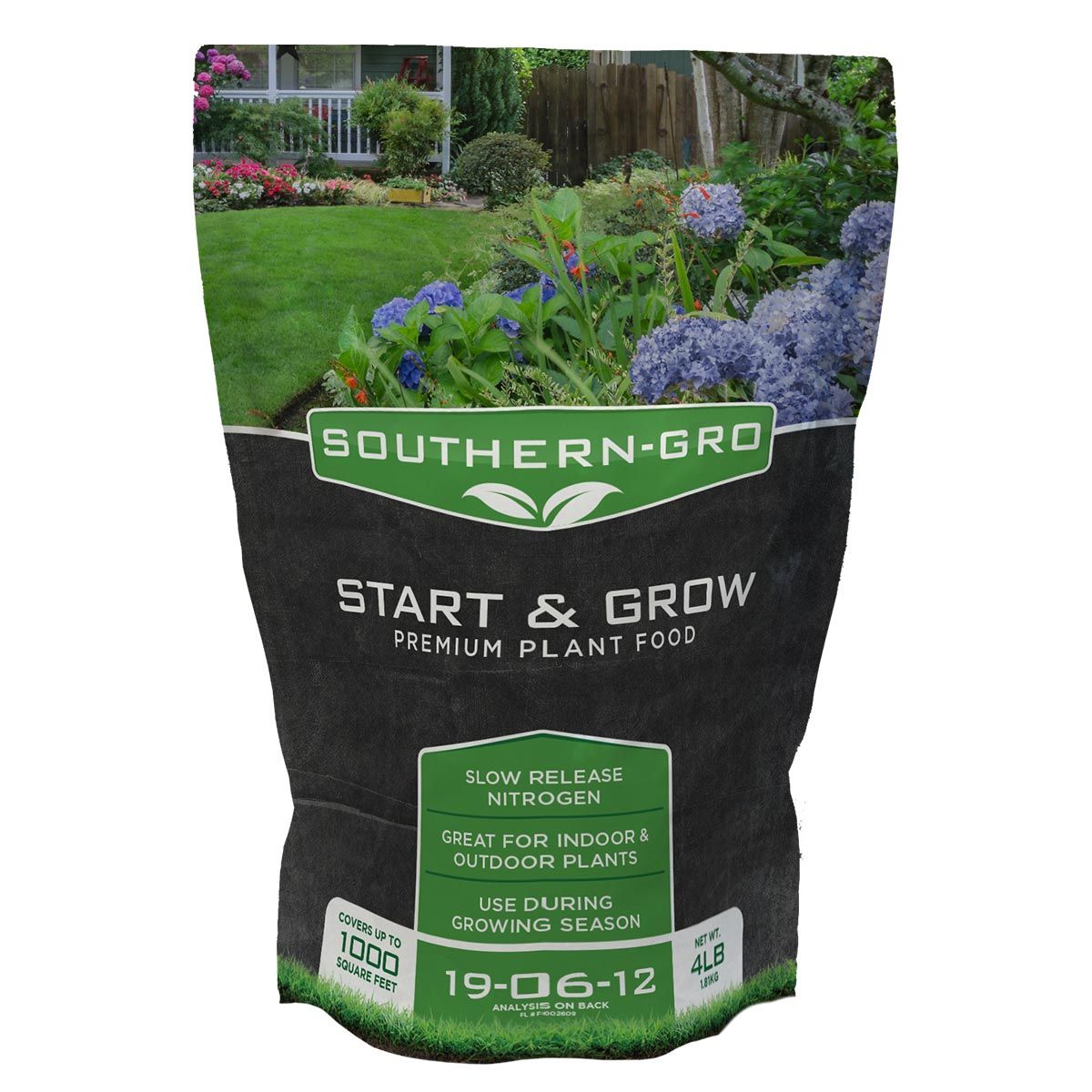 Southern Gro Start &amp; Grow 4lb Bag 19-6-12 Fertilizer