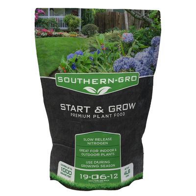 Southern Gro Start &amp; Grow 4lb Bag 19-6-12 Fertilizer