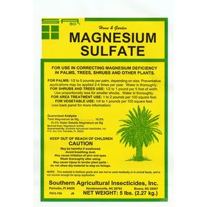 Magnesium Sulfate Fertilizer 5lb