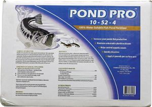 Pond Pro Fish Pond Fertilizer 25lbs 10-52-4 (4lb/Surface Acre)