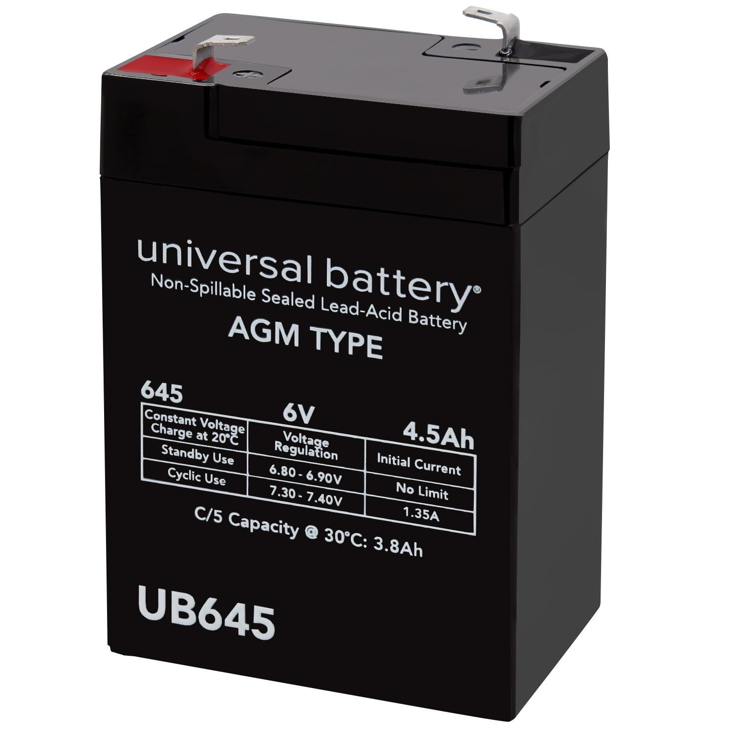 6V 4.5AH Sealed Lead Acid Battery