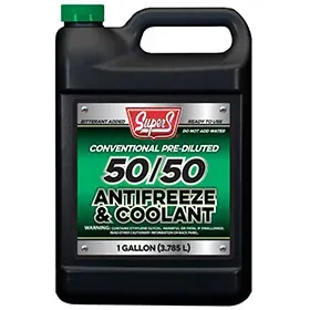 Antifreeze 50/50 Super S Green 1 Gallon