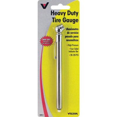 Victor 20 PSI 120 PSI Pencil Multi-Function Tire Gauge