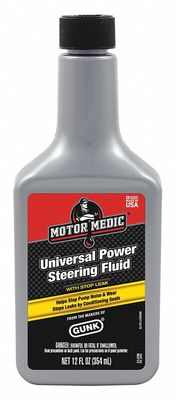 Motor Medic 8065148 12 oz Power Steering Fluid &amp; Stop Leak