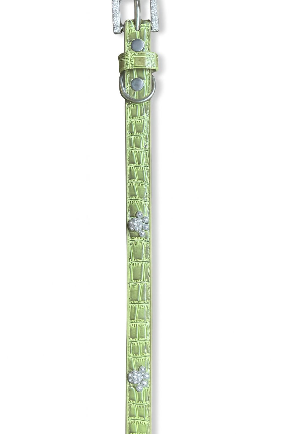 Glitzy Pet Collar, Color: Green, Size: 16"