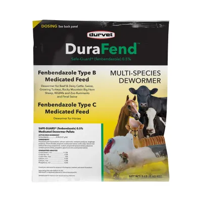 Durvet Durafend 2.27gm Fenbendazole Wormer 1lb