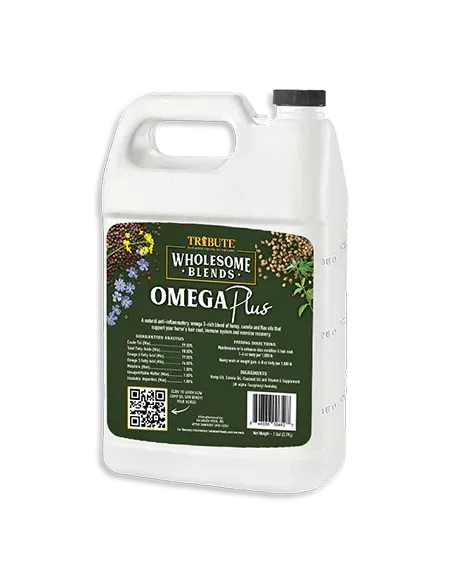 Tribute Wholesome Blends Omega Plus Oil Supplement for Horses