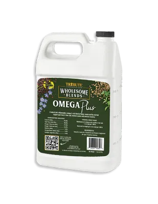 Tribute Wholesome Blends Omega Plus Oil Supplement for Horses