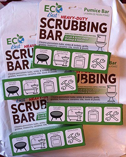 4 Ecobest Pumice Scouring Stone/Block BBQ Grill Toilet