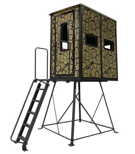 Muddy Striker Steel Box Blind (4’x6’), Size: 5' Tower