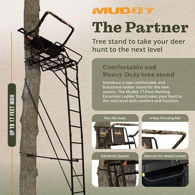 Muddy The Partner Double Ladder Stand 17’ Tall