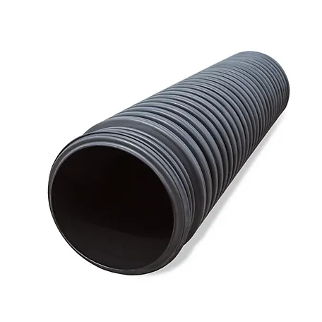Culvert Pipe, ABS Dual Wall, Bell Ended, Size: 8in x 20ft