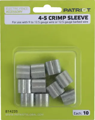 4-5 Crimp Sleeves 10 count pack