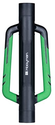 Hooyman Post Driver with Shock Absorbing No-Slip H-Grip Handles, and Heavy-Duty Steel Reinforced Core for Post Pounding or Ramming