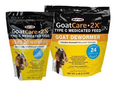 Goat Dewormer 2x Type C Medicated Feed Durvet