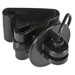 Black Pin Lock T-post Insulator
