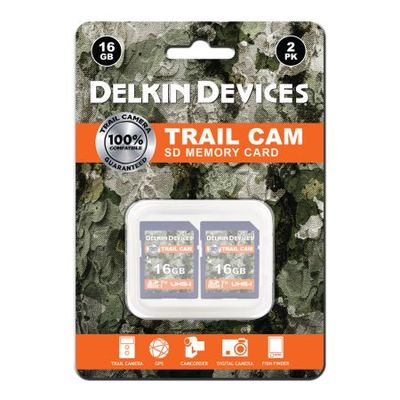 Delkin Trail Cam SD Memory Card 2 pack