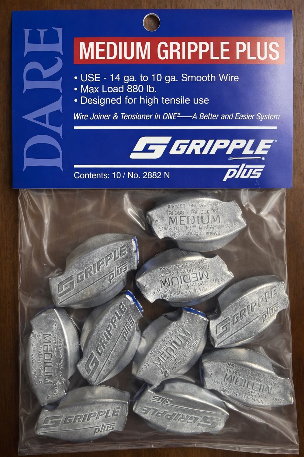 Dare Medium Gripple Plus 10ct Pack