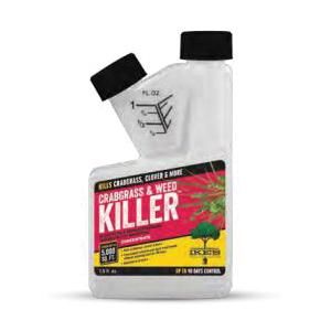 IKE'S 114020 Crabgrass and Weed Killer, Liquid, Opaque Dark Brown, Concentrated, 7.5 fl-oz