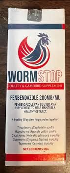 WormStop Poultry &amp; Gamebird Fenbendazole Supplement 5ml