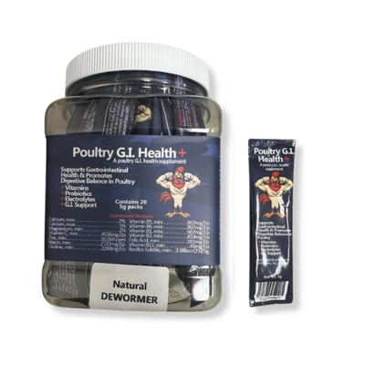 Poultry G.I. Health Natural Dewormer 8g single pack
