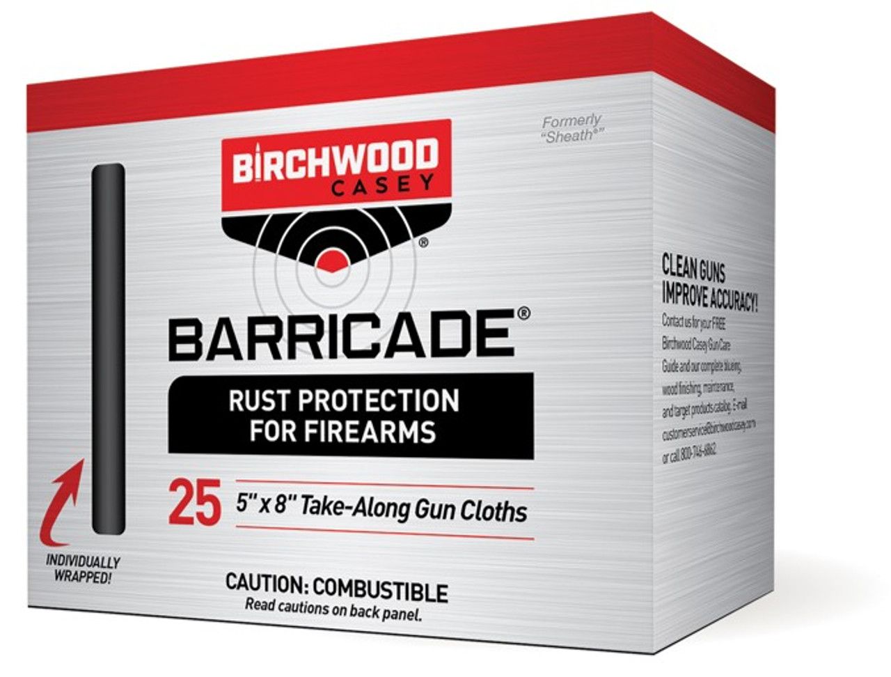 BARRICADE WIPES 25ct PK FOR RUST PROTECTION OF FIREARMS
