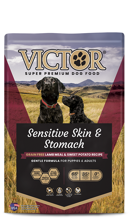 Victor Sensitive Skin &amp; Stomach Grain Free Lamb Meal &amp; Sweet Potato Recipe