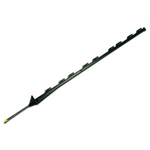 POLY STEP IN FENCE POST 48" BLACK