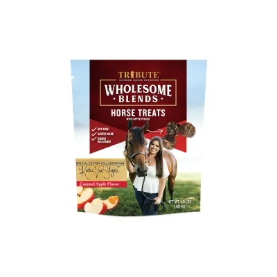 Tribute Wholesome Blends Soy-Free Caramel Apple Flavored Horse Treats