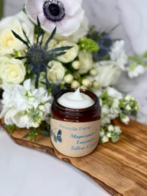 Magnesium Lavender Tallow Cream 4oz