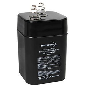 Rechargeable Spring Top Battery - 6V 5Ah