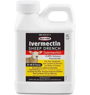 Durvet Ivermectin Sheep Drench 8oz