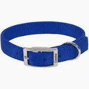OmniPet 2-Ply Nylon Collar, Color: Blue, Size: 19"