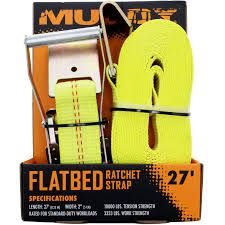 Muddy Flatbed Ratchet Strap 27'