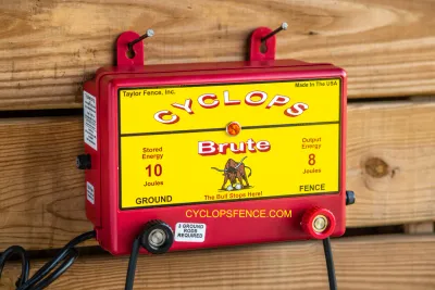 Cyclops Brute, 8 Joule, 110V AC Powered Energizer Fence Charger